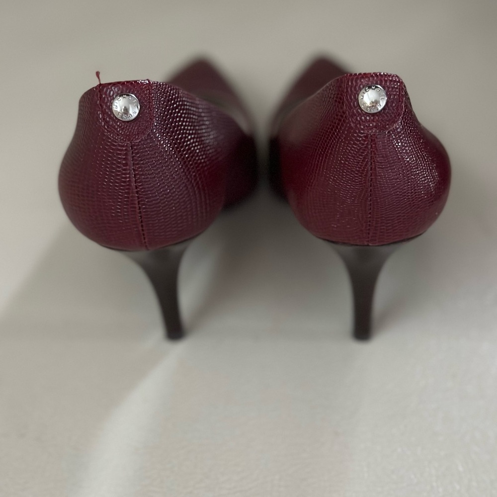 Michael Kors Burgundy Pointed Toe Pumps